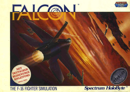 Falcon: The F-16 Fighter Simulation box art for Atari ST